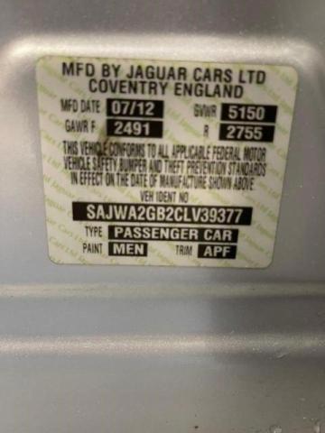 Photo 9 VIN: SAJWA2GB2CLV39377 - JAGUAR XJ 