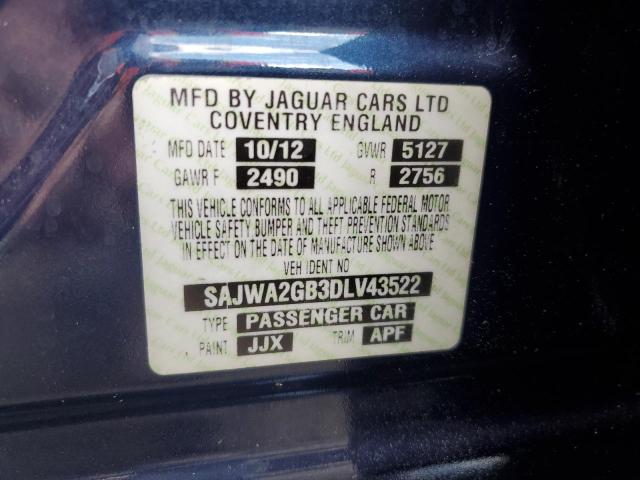 Photo 12 VIN: SAJWA2GB3DLV43522 - JAGUAR XJL PORTFO 