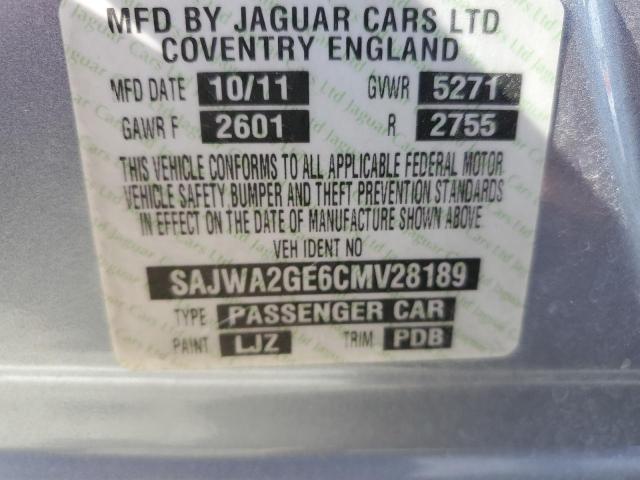 Photo 11 VIN: SAJWA2GE6CMV28189 - JAGUAR XJL SUPERC 