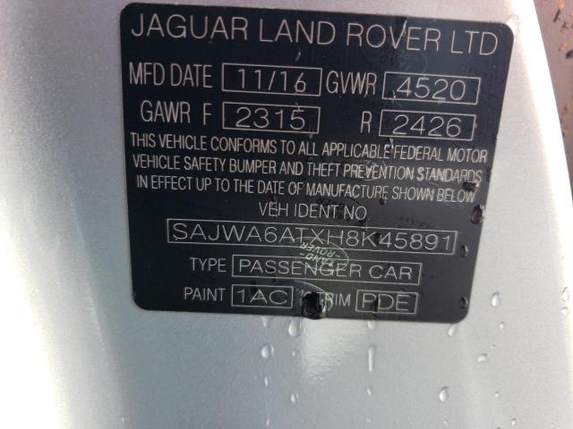 Photo 12 VIN: SAJWA6ATXH8K45891 - JAGUAR F-TYPE 