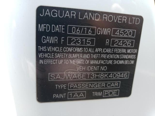 Photo 12 VIN: SAJWA6ET3H8K40946 - JAGUAR F-TYPE 