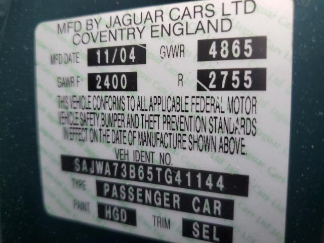 Photo 12 VIN: SAJWA73B65TG41144 - JAGUAR XJR 