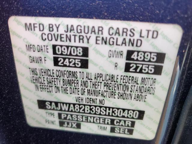 Photo 11 VIN: SAJWA82B39SH30480 - JAGUAR XJ 