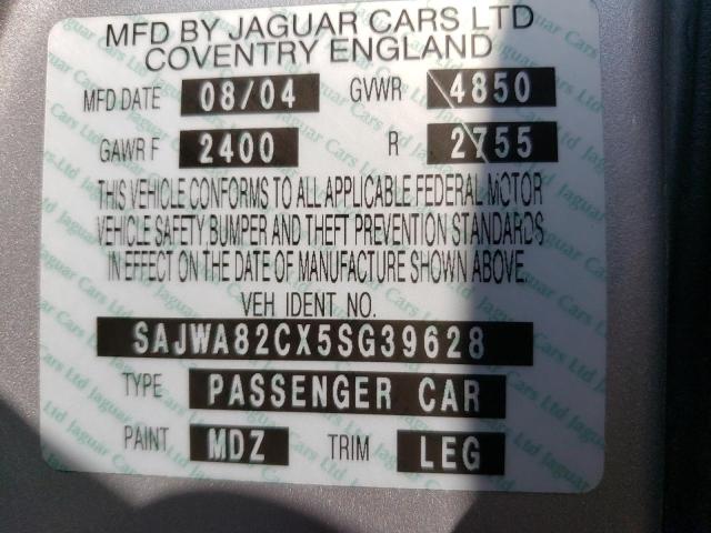 Photo 11 VIN: SAJWA82CX5SG39628 - JAGUAR VANDENPLAS 