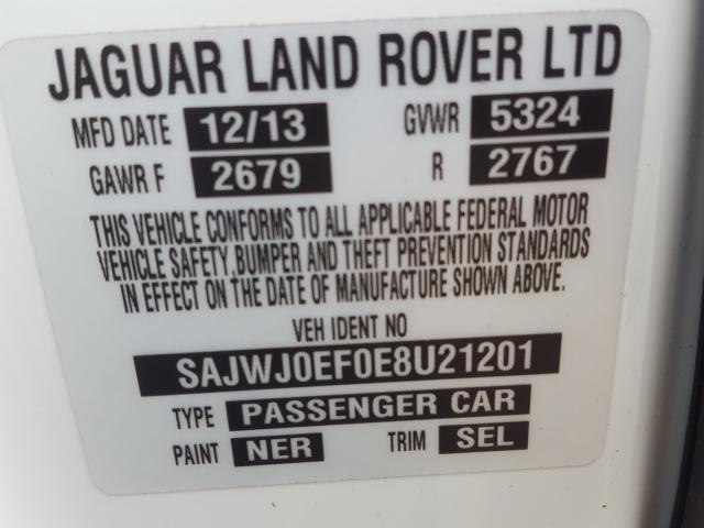 Photo 9 VIN: SAJWJ0EF0E8U21201 - JAGUAR XF 