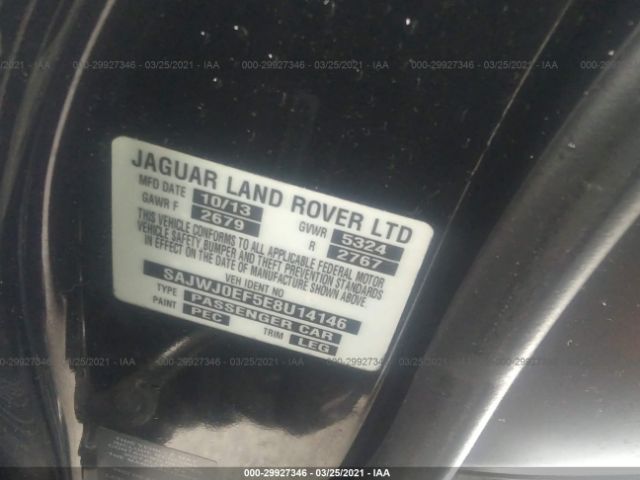 Photo 8 VIN: SAJWJ0EF5E8U14146 - JAGUAR XF 