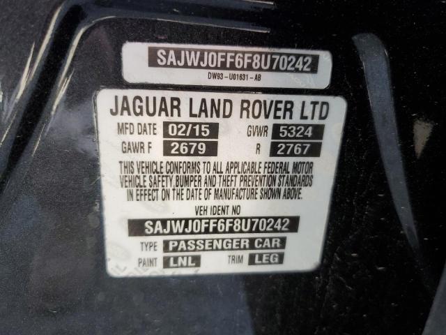 Photo 12 VIN: SAJWJ0FF6F8U70242 - JAGUAR XF 