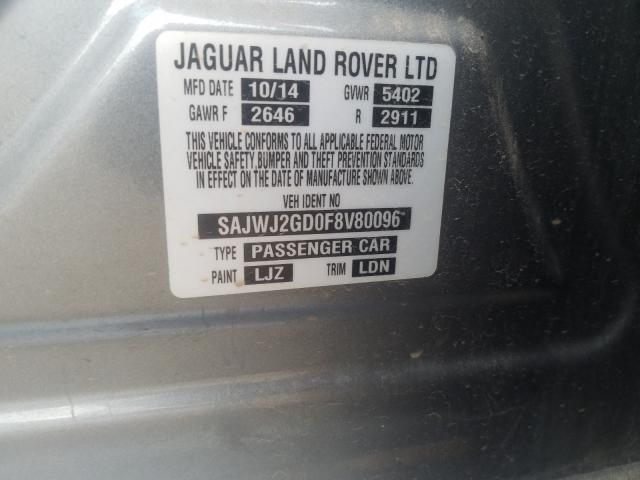 Photo 9 VIN: SAJWJ2GD0F8V80096 - JAGUAR XJL PORTFO 