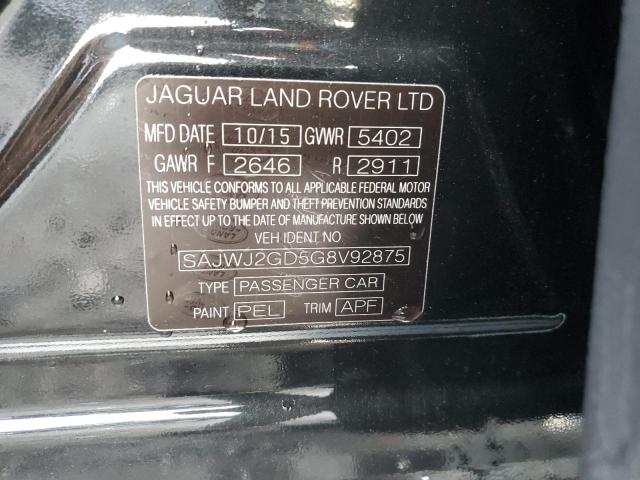 Photo 12 VIN: SAJWJ2GD5G8V92875 - JAGUAR XJ 