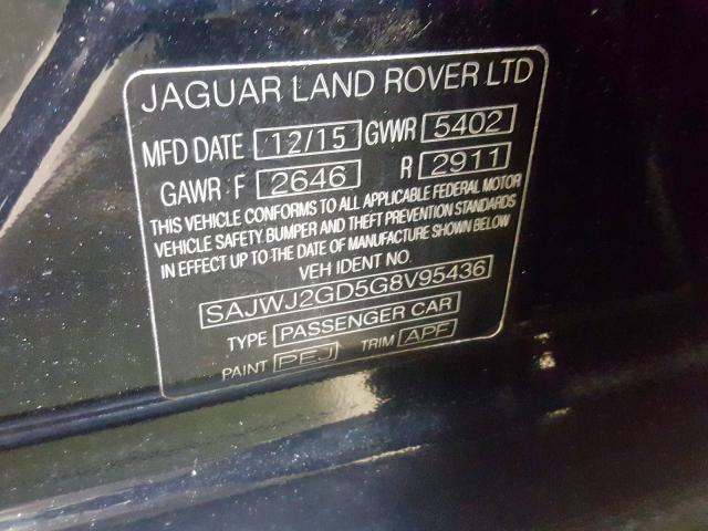 Photo 9 VIN: SAJWJ2GD5G8V95436 - JAGUAR XJL PORTFO 