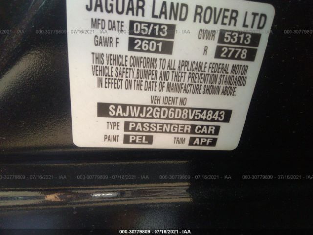 Photo 8 VIN: SAJWJ2GD6D8V54843 - JAGUAR XJ 