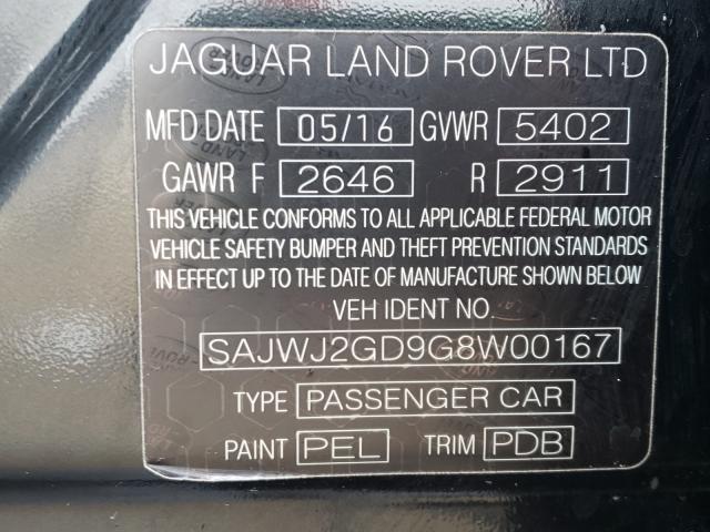 Photo 9 VIN: SAJWJ2GD9G8W00167 - JAGUAR XJL PORTFO 