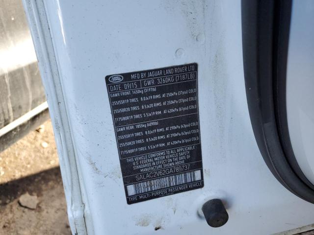 Photo 12 VIN: SALAC2V62GA789737 - LAND ROVER LR4 