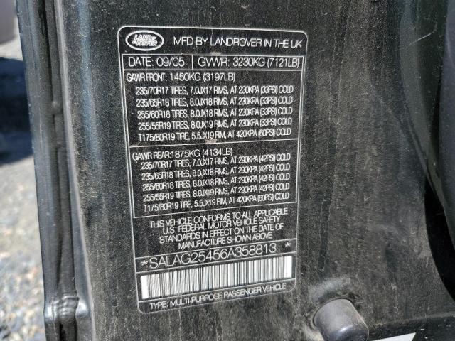 Photo 12 VIN: SALAG25456A358813 - LAND ROVER LR3 