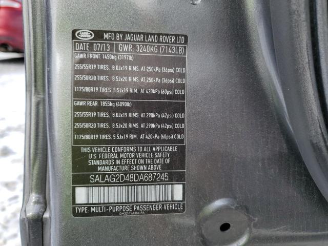 Photo 12 VIN: SALAG2D48DA687245 - LAND ROVER LR4 