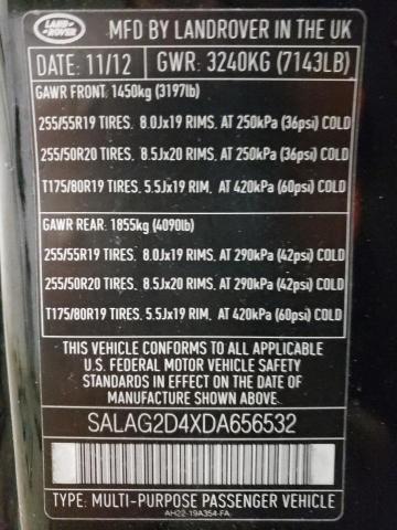 Photo 13 VIN: SALAG2D4XDA656532 - LAND ROVER LR4 HSE 