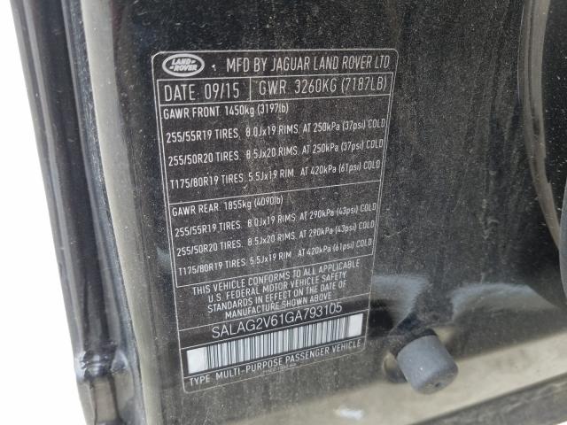 Photo 9 VIN: SALAG2V61GA793105 - LAND ROVER LR4 HSE 