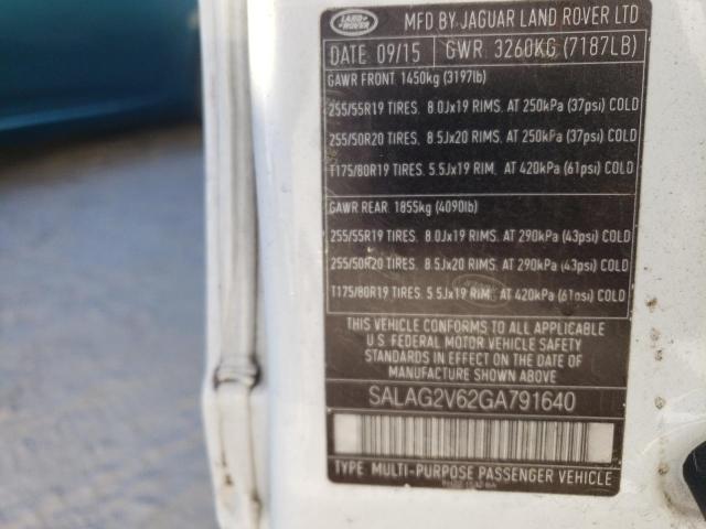 Photo 12 VIN: SALAG2V62GA791640 - LAND ROVER LR4 HSE 