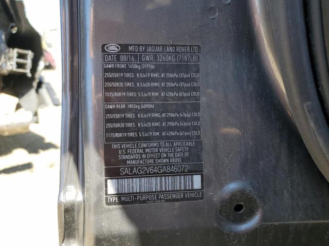 Photo 12 VIN: SALAG2V64GA846072 - LAND-ROVER LR4 