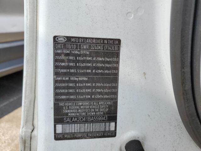 Photo 12 VIN: SALAK2D41BA559943 - LAND ROVER LR4 HSE LU 