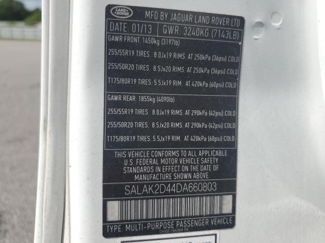 Photo 13 VIN: SALAK2D44DA660803 - LAND ROVER LR4 