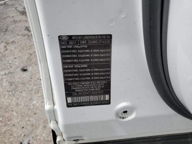 Photo 13 VIN: SALAK2D47CA597937 - LAND ROVER LR4 HSE LU 