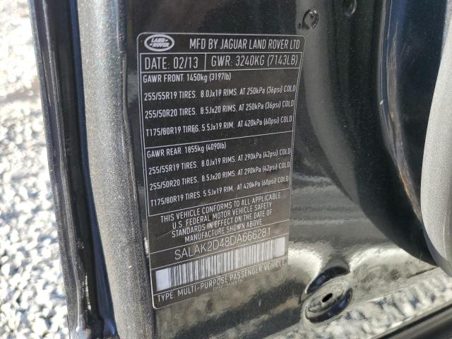 Photo 12 VIN: SALAK2D48DA666281 - LAND ROVER LR4 HSE LU 