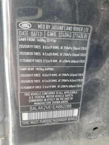 Photo 12 VIN: SALAK2V61EA682288 - LAND ROVER LR4 HSE LU 