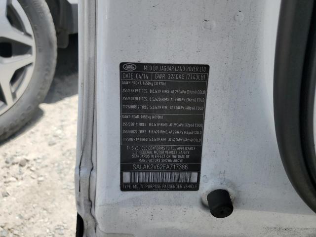 Photo 11 VIN: SALAK2V62EA717386 - LAND ROVER LR4 