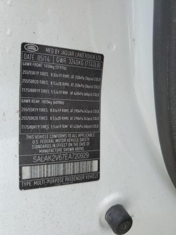 Photo 12 VIN: SALAK2V67EA720929 - LAND ROVER LR4 HSE LU 