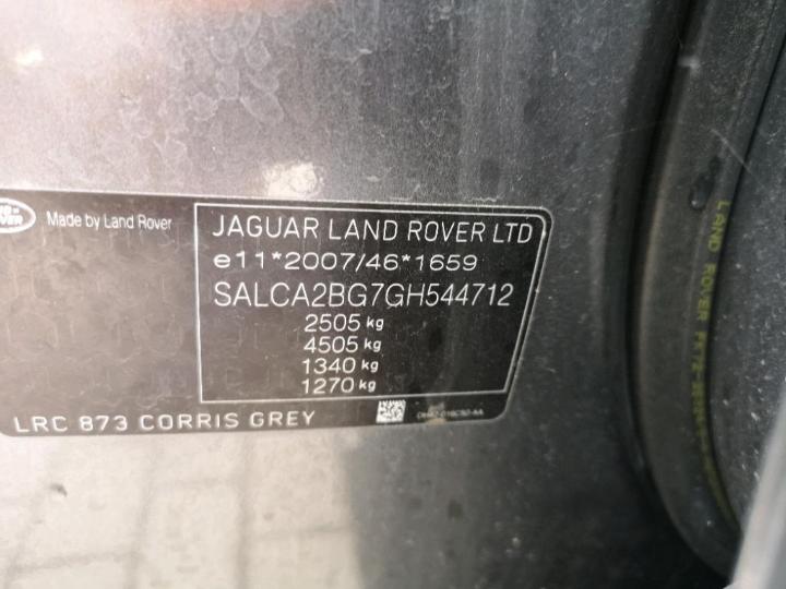 Photo 16 VIN: SALCA2BG7GH544712 - LAND ROVER ROVER 