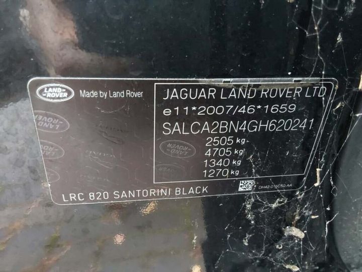 Photo 25 VIN: SALCA2BN4GH620241 - LAND ROVER ROVER 