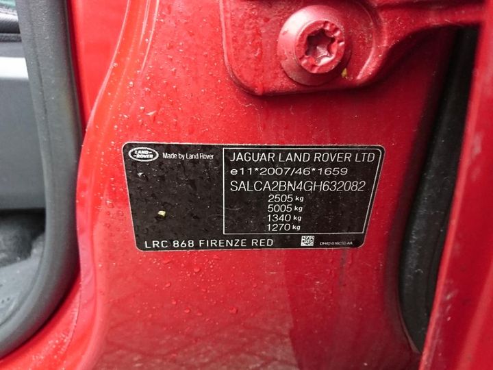 Photo 26 VIN: SALCA2BN4GH632082 - LAND ROVER DISCOVERY SPORT 