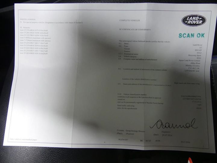 Photo 11 VIN: SALCA2BN5HH637096 - LAND ROVER DISCOVERY SPORT 