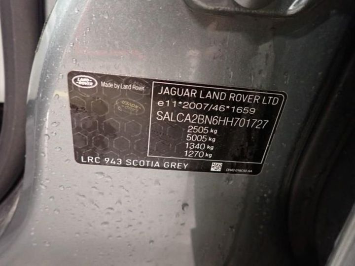 Photo 17 VIN: SALCA2BN6HH701727 - LAND ROVER DISCOVERY SPORT 