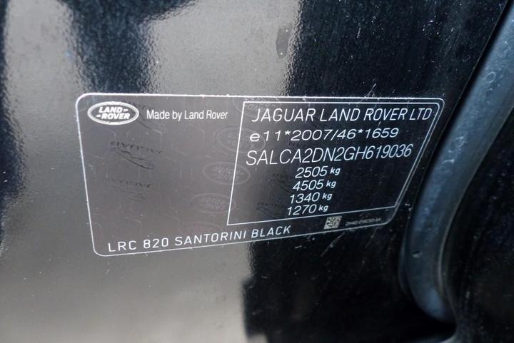 Photo 5 VIN: SALCA2DN2GH619036 - LAND ROVER DISCOVERY SPORT 