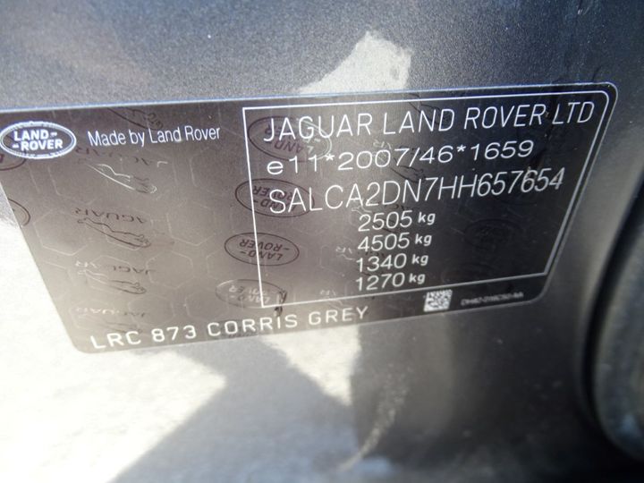 Photo 5 VIN: SALCA2DN7HH657654 - LAND ROVER DISCOVERY SPORT 