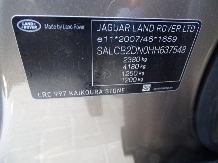 Photo 5 VIN: SALCB2DN0HH637548 - LAND ROVER DISCOVERY SPORT 