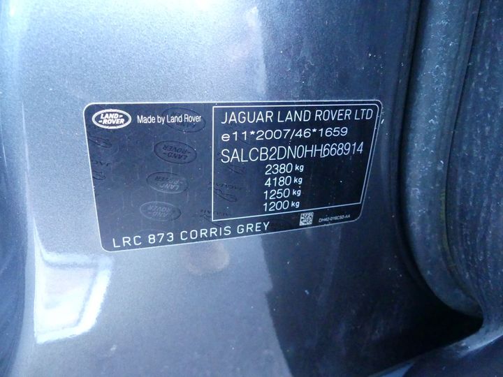 Photo 4 VIN: SALCB2DN0HH668914 - LAND ROVER DISCOVERY SPORT 