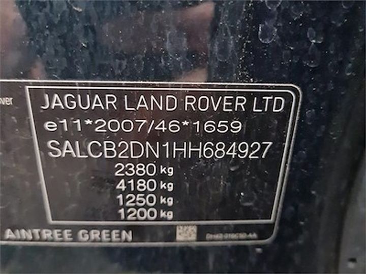 Photo 12 VIN: SALCB2DN1HH684927 - LAND ROVER DISCOVERY SPORT DIESEL 