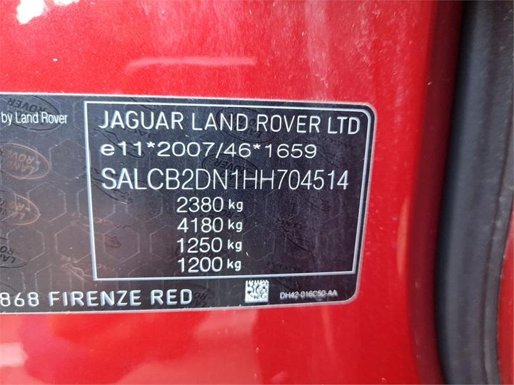 Photo 4 VIN: SALCB2DN1HH704514 - LAND-ROVER DISCOVERY SPORT 