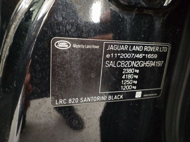 Photo 22 VIN: SALCB2DN2GH594197 - LAND ROVER DISCOVERY SPORT 