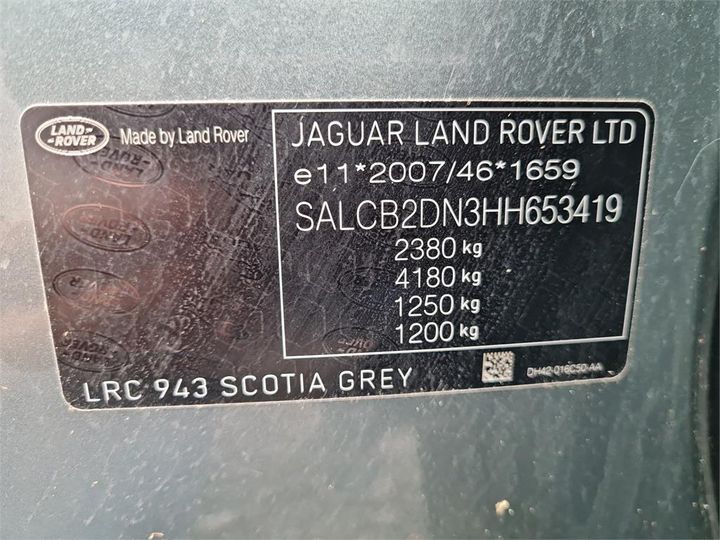 Photo 4 VIN: SALCB2DN3HH653419 - LAND ROVER DISCOVERY SPORT 