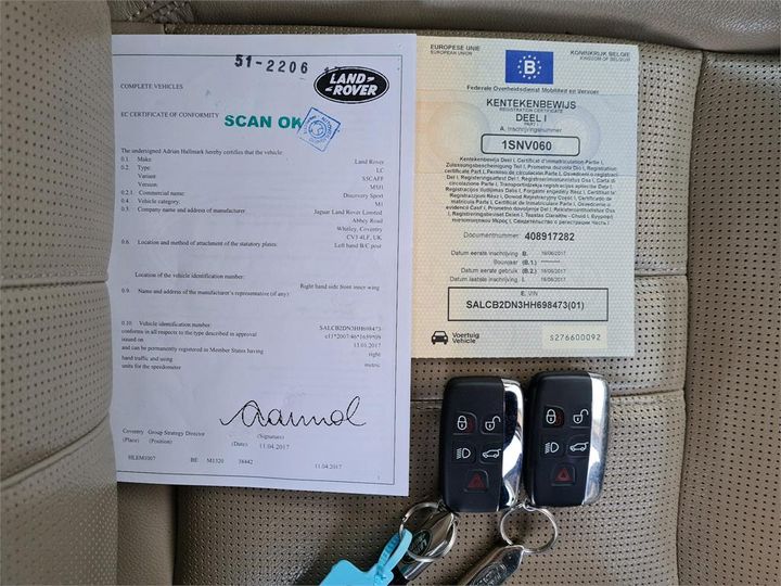 Photo 5 VIN: SALCB2DN3HH698473 - LAND-ROVER DISCOVERY SPORT 