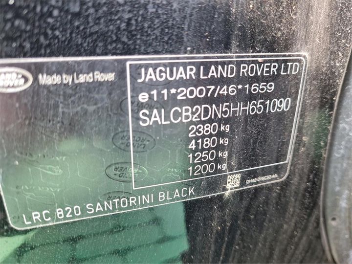 Photo 4 VIN: SALCB2DN5HH651090 - LAND ROVER DISCOVERY SPORT 