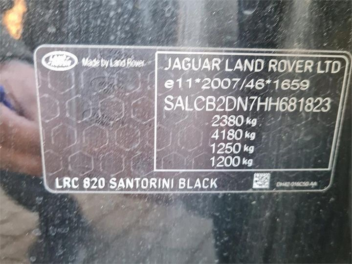 Photo 4 VIN: SALCB2DN7HH681823 - LAND ROVER DISCOVERY SPORT 