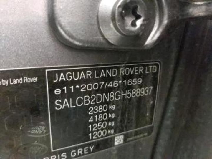 Photo 12 VIN: SALCB2DN8GH588937 - LAND ROVER DISCOVERY SPORT DIESEL 