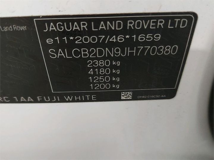 Photo 6 VIN: SALCB2DN9JH770380 - LAND ROVER DISCOVERY SPORT 