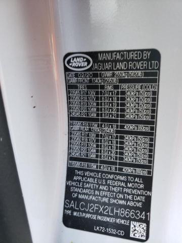 Photo 9 VIN: SALCJ2FX2LH866341 - LAND ROVER DISCOVERY 