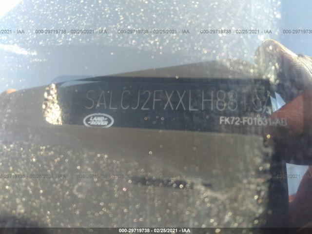 Photo 8 VIN: SALCJ2FXXLH881542 - LAND ROVER DISCOVERY SPORT 